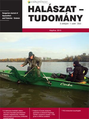 Analysis of Certain productive parameters of pikeperch fingerlings (Sander Lucioperca Linnaeus, 1758) grown in aftificiai conditions