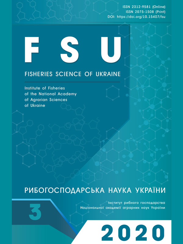 Деякі особливості вирощування товарної продукції веслоноса (Polyodon spathula Walbaum, 1792) у ставах Лісостепу та Полісся України